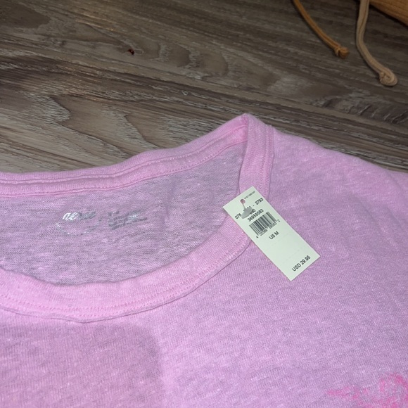🌴 Aerie breezy t shirt palm tree pink NWT - Picture 4 of 6